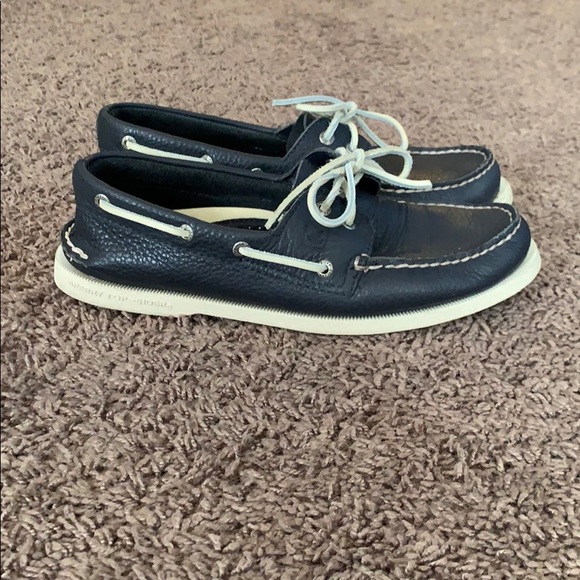 Sperry Top-Sider Boat Shoes Navy/White size 9 - Picture 3 of 4